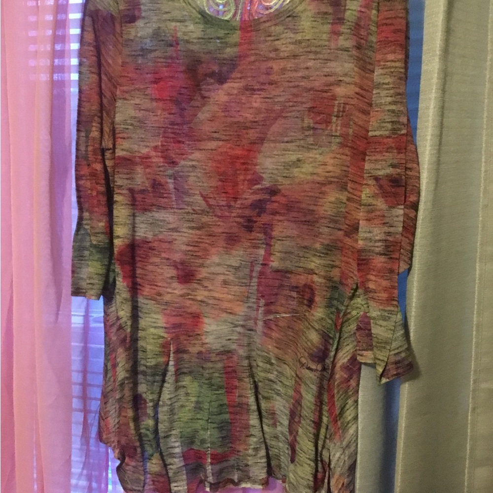 Colorful Long Sleeve Top